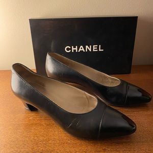 Chanel Patent and Leather Heels / Pumps